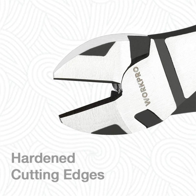 WORKPRO 7" Diagonal Pliers in CRV Steel for Cutting Wire