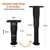 amusediy Adjustable Bed/Furniture Support Legs Replacement - Universal Bed Stabilizer