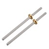 sourcing map 200mm Length T8 8mm Dia Lead Screw Rod,4