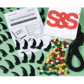 Geeperz Bear Claw Necklace Craft Kit, Brown