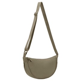 Runmeihe Cross Body Crescent Bag for Women, Small Crossbody Dumpling Bag with Adjustable Strap, Sling Shoulder Bag for School Sport Casual Travel Hiking Work (Green)