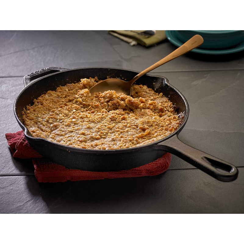 Mercer Culinary Pre-Seasoned Cast Iron Skillet, 10.25-Inch