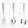HIFIND Serving Utensils Set 3PCS, Stainless Steel Heavy Duty Kitchen