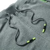 ZOXOZ Men's Summer Cotton Shorts with Zip Pockets - gray,