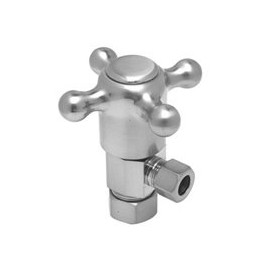 Mountain Plumbing MT4003X-NL-PN Polished Nickel Universal Cross Handle Angle Valve
