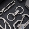 KeyUnity KM00 Keychain, Belt Keychain, Keyring, Belt Sash Clip, Double-Sided,