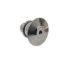 10 Piece Deluxe Round Clutch Silver Lapel Pin Clasp, Silver
