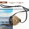 AMZVIO 2pcs Eye Shield After Cataract Surgery Dark Clear Eye
