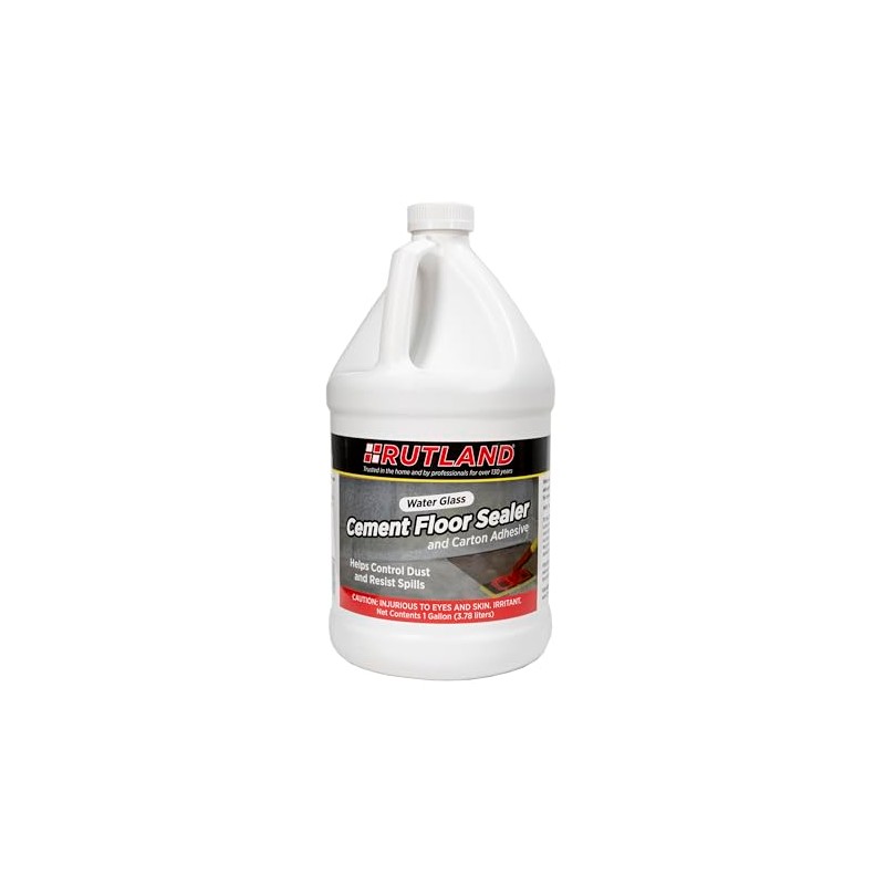 Rutland High Temperature Adhesive, USA-Made 128 Oz Sodium Silicate 40%
