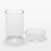 MUJI ODAA1A2S Acrylic Small Container Slim, Approx. Diameter 2.8 x