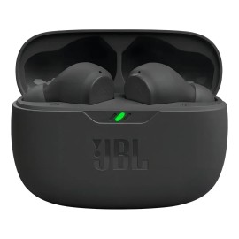 Audífonos In-ear Inalámbrico Jbl Vibe Beam Negro Con Luz Led