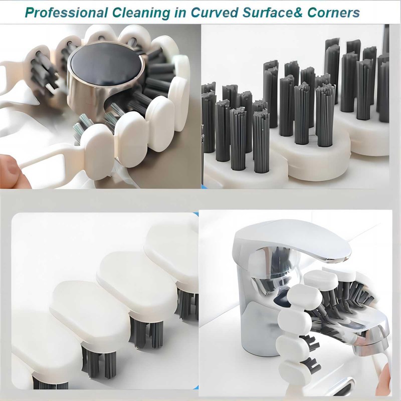 3 Pcs Crevice Cleaning Brush Hard Bristle Crevice Gap Brush