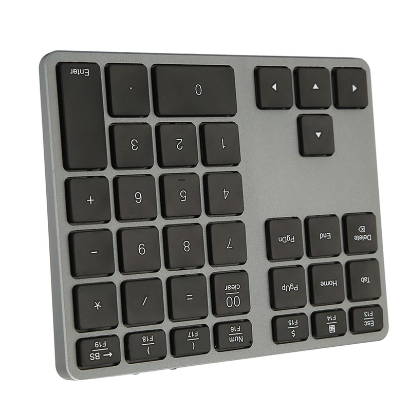 Wireless Number Pad 35 Keys Scissor Switch BT5.0 Aluminium Alloy