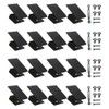Byttlerom Hurricane Window Clips,Stainless Hurricane Board-Up Clips with Serrated Sections,Universal