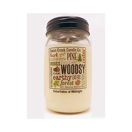 Swan Creek Candle - Snowflakes At Midnight 24 oz Jar