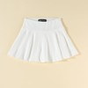 Neutocd Women Skorts Elastic Waist Built in Shorts Pleated Skirts