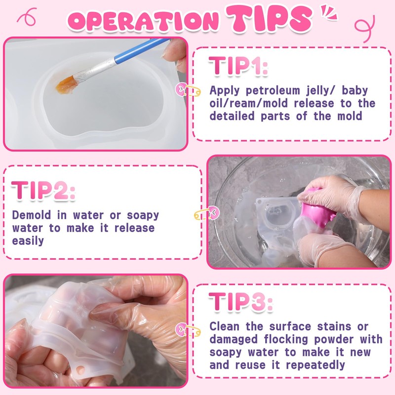 LET'S RESIN Flex Rubber for Taba Squishy Kit, All-in-one Beginner