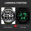 MEGALITH Mens Watches Digital Black Military Watch Sports Waterproof Analog