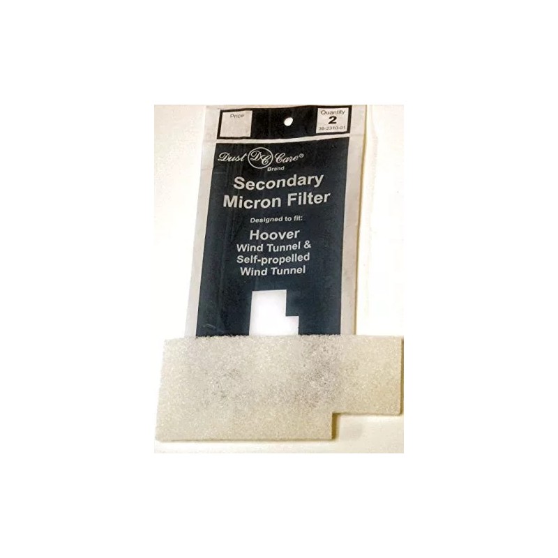For Hoover Hoover Windtunnel Vacuum Secondary Micron Replacement Filter, 2/pk