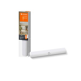 LEDVANCE LINEAR LED FLIP Under Cabinet Light, 4.5 W, 270 lm, Warm White Light, 90° Rotating Light Body, Motion and Daylight Sensor, Dimmable, Long Life, Protection Class IP20, 3000 K
