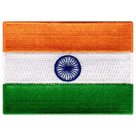 India Flag Embroidered Patch Indian Iron-On National Emblem