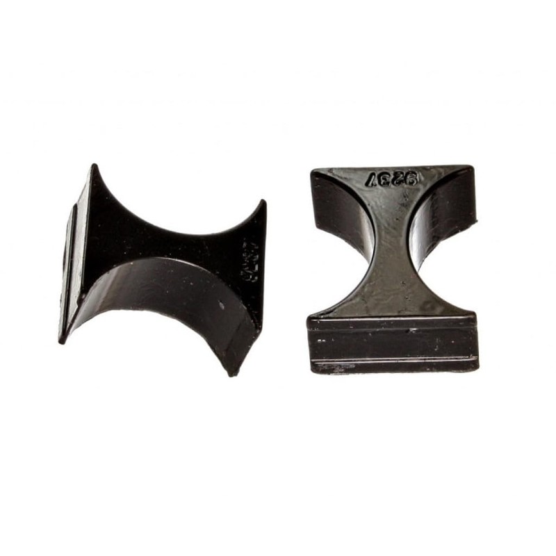 Energy Suspension Shock Isolator Set 2 X 2 - Black
