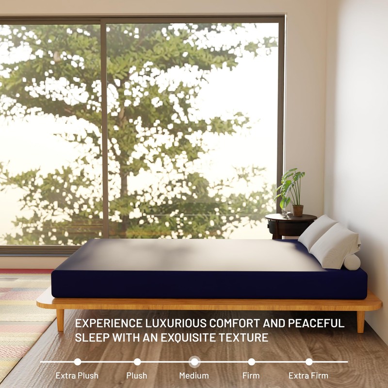 Greaton, 5-Inch Medium Firm Water Resistance Nylon Vinyl Foam Mattress,