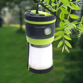EULOCA Portable LED Camping Lantern, Massive Brightness with Fully Adjustable 360 Arc Lighting 1200lm, Dimmable, 4 Lighting Modes, Tent Light for Home, bivvy, Garden, Outdoor, Hiking, Fishing