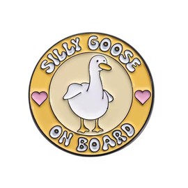 Silly Goose On Board Pin Badge