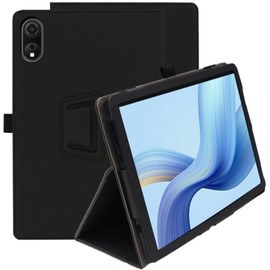 Haofun Case Compatible with Blackview Tab 90 WiFi/Tab 90/Tab 9 WiFi, Slim and Lightweight Flip Case, Foldable, Back Cover Flip Stand, Slim Protective Case with Hand Strap, Black