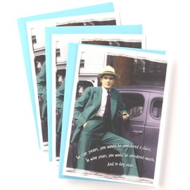 SHADE TREE GREETINGS Funny Birthday Greeting Card (5" x 7") by Actual Pictures | 3 Pack + 3 Envelopes (Dog Years)