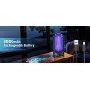 Elechome Bug Zapper for Indoor Outdoor, Rechargeable Mosquito Zapper with