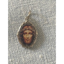 Precious Blood of Christ Medal Pendant Charm Silver Tone Lot of 10 Medals