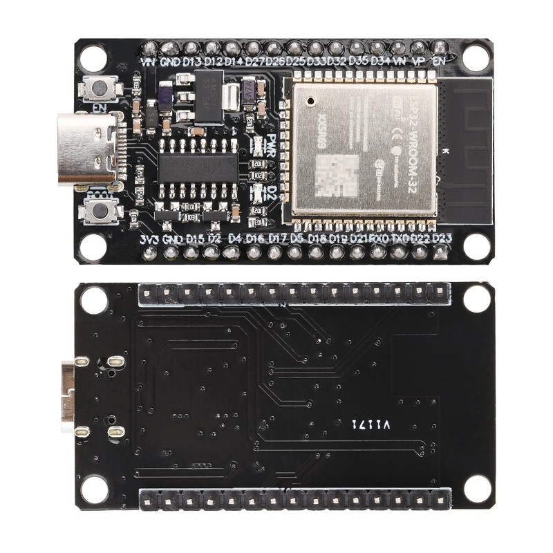 Fastsaw 2pcs ESP32 Development Board ESP-for WROOM-32 CH340C USB-C Interface