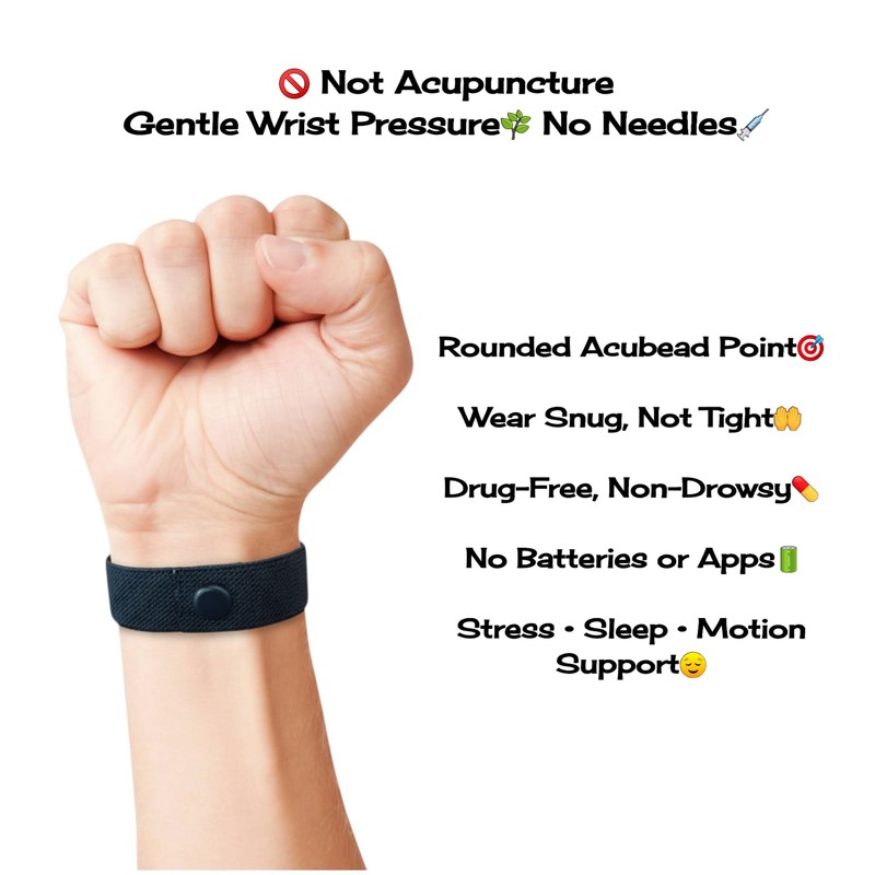 Rubber Band Snap Bracelet for Stress Relief & Focus –