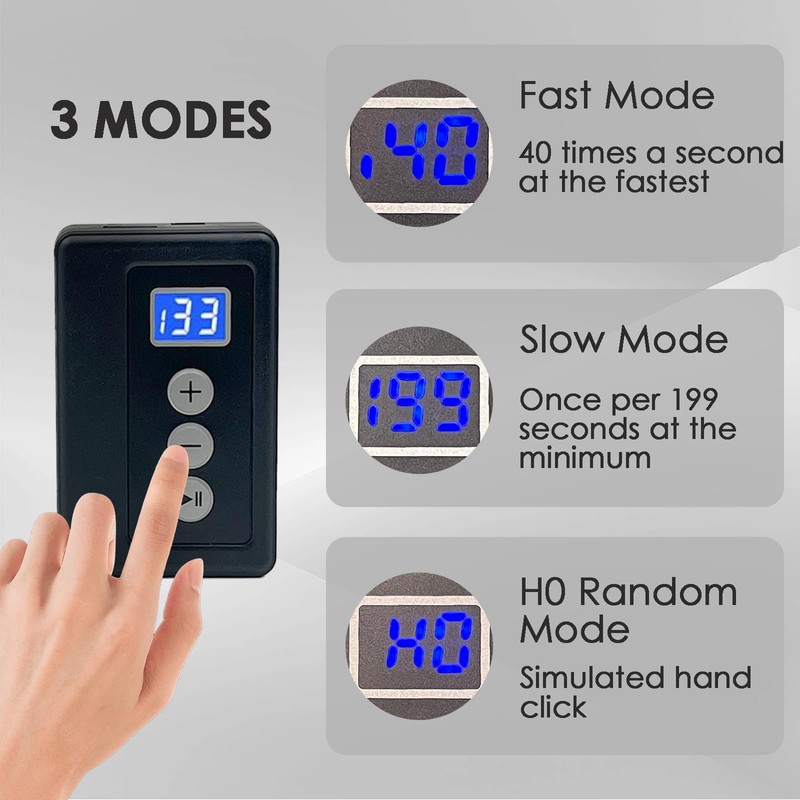 BlissKiss BM1 Auto Clicker, Screen Device Automatic Tapper, Speed Adjustable