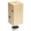 Leveler Block (Pair) - Pre-drilled Furniture Levelers for Cabinets, Bookcases