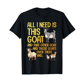 Funny Goat Design for Men Women Kids Boer Pygmy Goat Lover T-Shirt