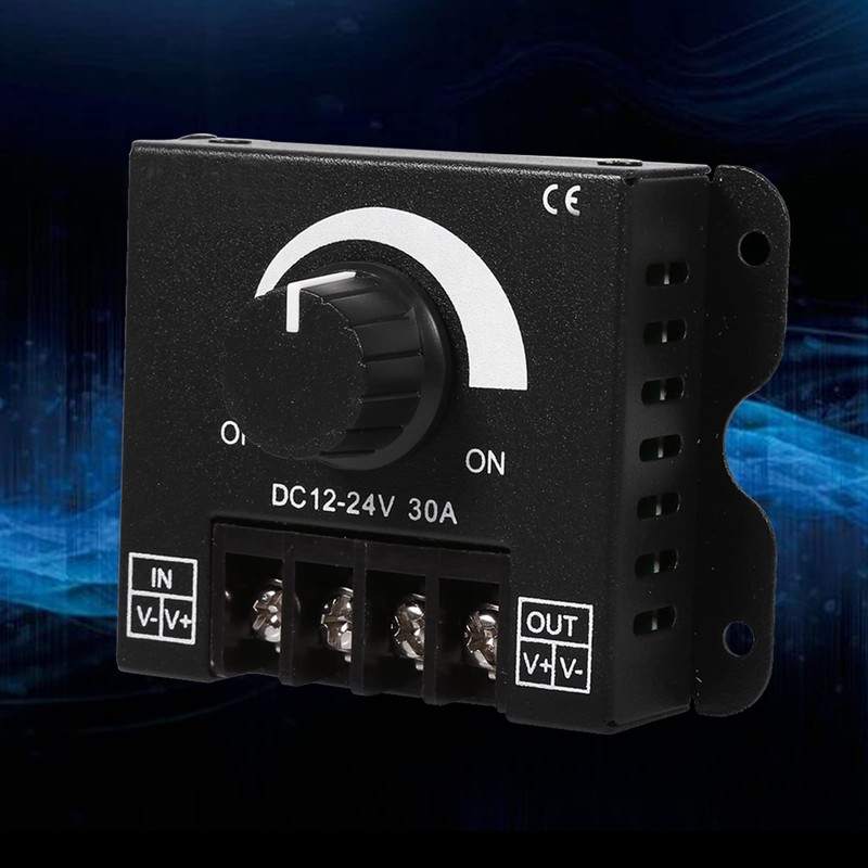 LED Light Strip Dimmer, Professional Dimmer Switch 12V-24V 30A LED