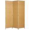 Legacy Decor Bamboo Woven Panel Room Divider, Privacy Partition Screen,