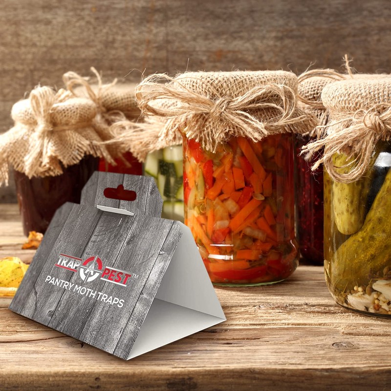 12 Pack Pantry Moth Traps - Safe and Effective for