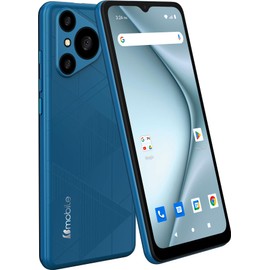 Bmobile Novus 65, Celular Android Desbloqueado, Azul, 64GB, 4GB RAM, Pantalla 6.6", Octacore 1.6GHz, Red 4G LTE, Desbloqueo Facial (Azul)