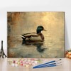 TUMOVO Animal Paint by Numbers, Serene Impressionistic Mallard in Dutch