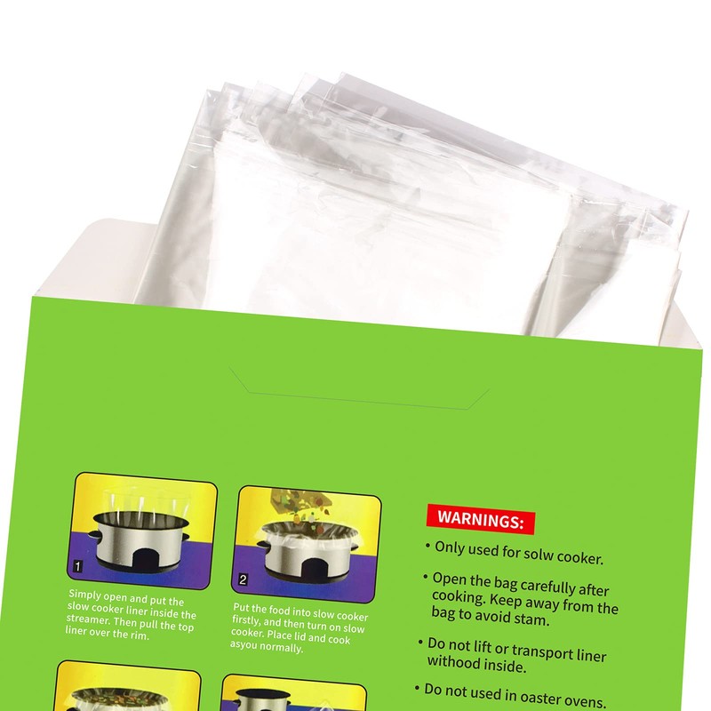 Disposable Slow Cooker Liners and Cooking Bags, Extra Large Size,