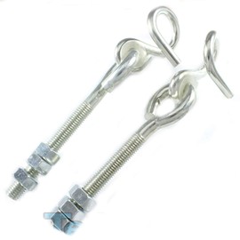 2 Swing Hooks M12 x 145 mm / 250 mm for Swing Seat Ceiling Mounts