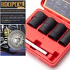 Twist Socket Set 5 Pcs Lug Nut Remover, Bolt Nut