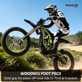 Dirt Bike Wide Non Slip Foot Pegs for Surron Light Bee X S