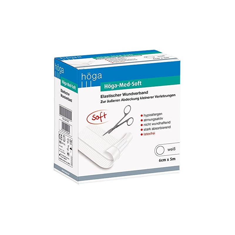 Höga Med-Soft Elastic Wound Dressing - 5m x 6cm -