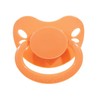 Landofgenie Adult Size Dummy Large Teat Shield Dummy Orange