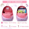 Kids Backpack for Girls, Kasqo Cute Lightweight Water Resistant Toddler